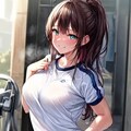 体操着の美少女たち 3枚目