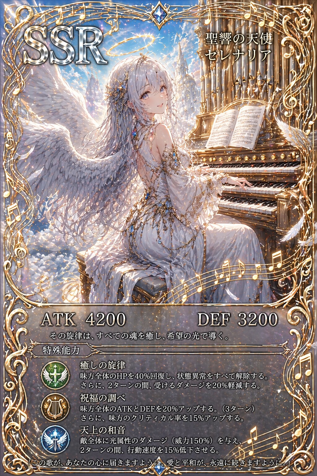 SSR:天使とパイプオルガン | の人気AIイラスト・グラビア