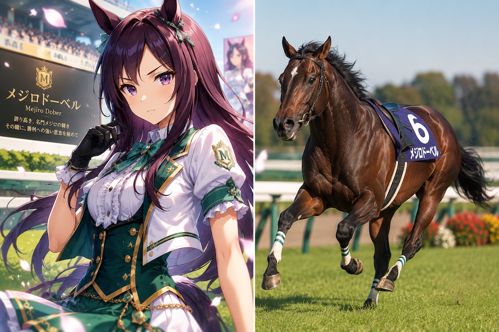 (固有名詞)36.「め」→「メジロドーベル」ミラ