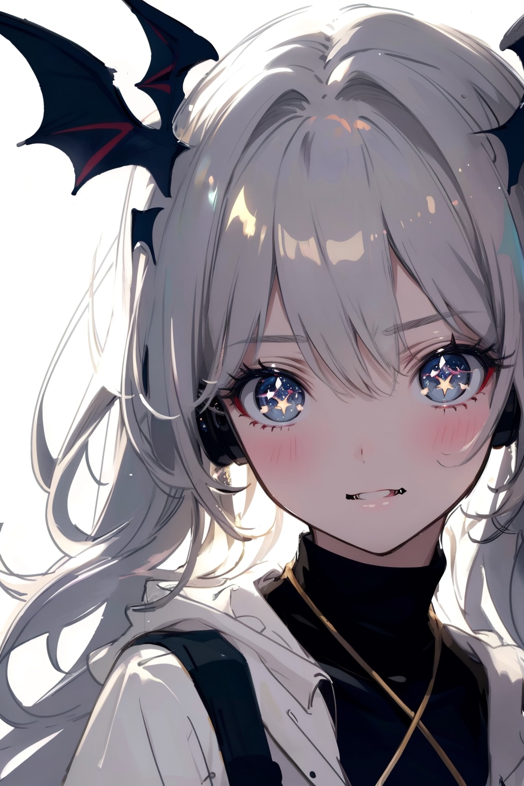 瞳キラキラ蝙蝠少女