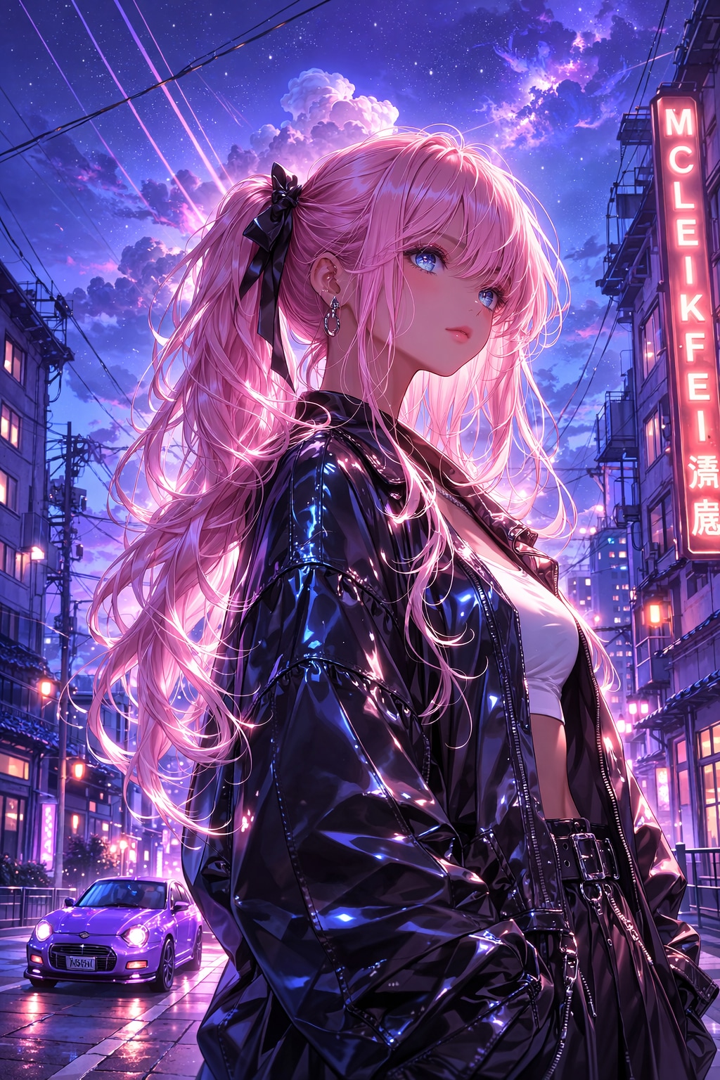 夜のシティガール