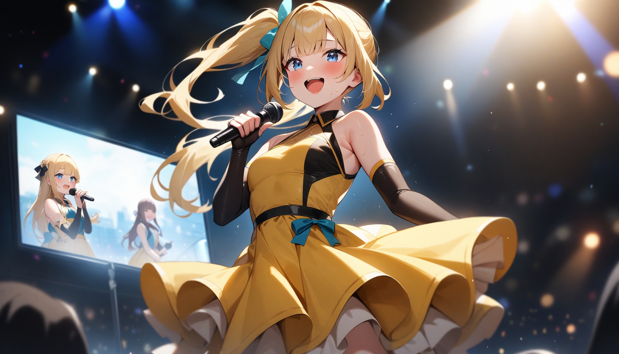 アイドルY美 | の人気AIイラスト・グラビア