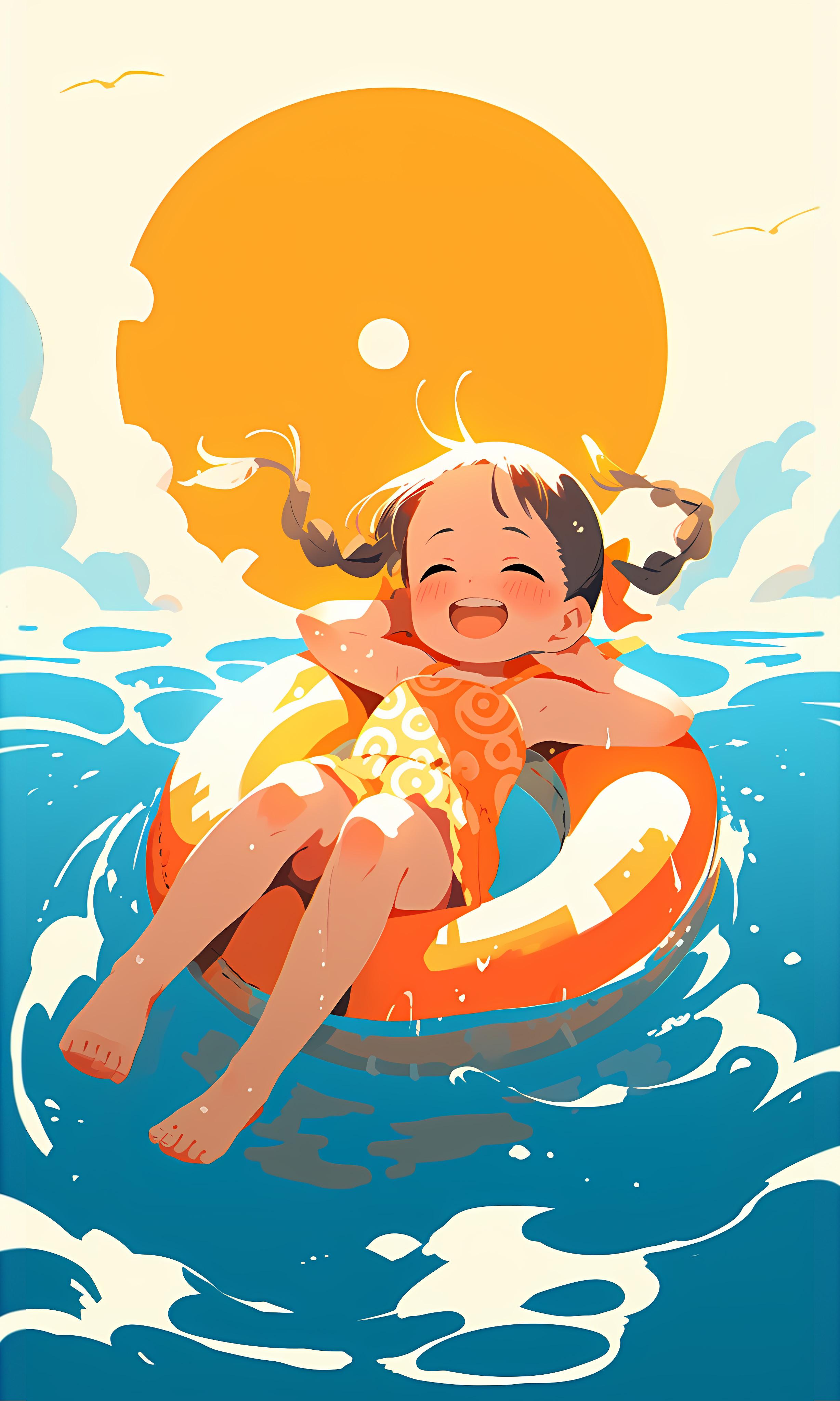 笑顔、浮かぶ。