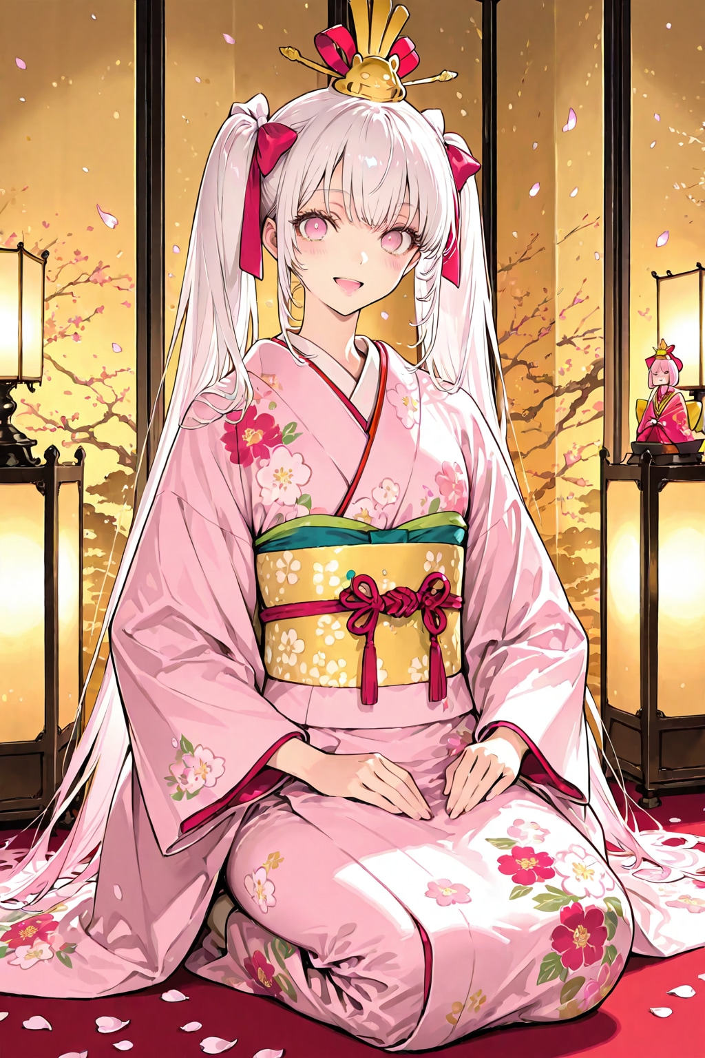 モモのひな祭り | の人気AIイラスト・グラビア