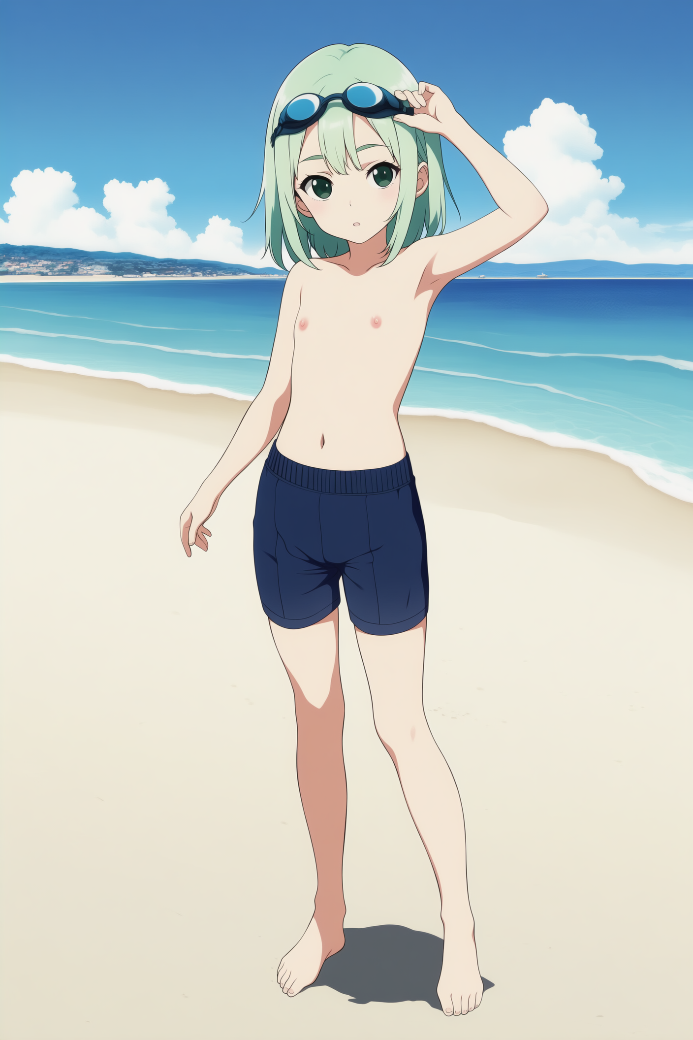 男水着チャレンジ