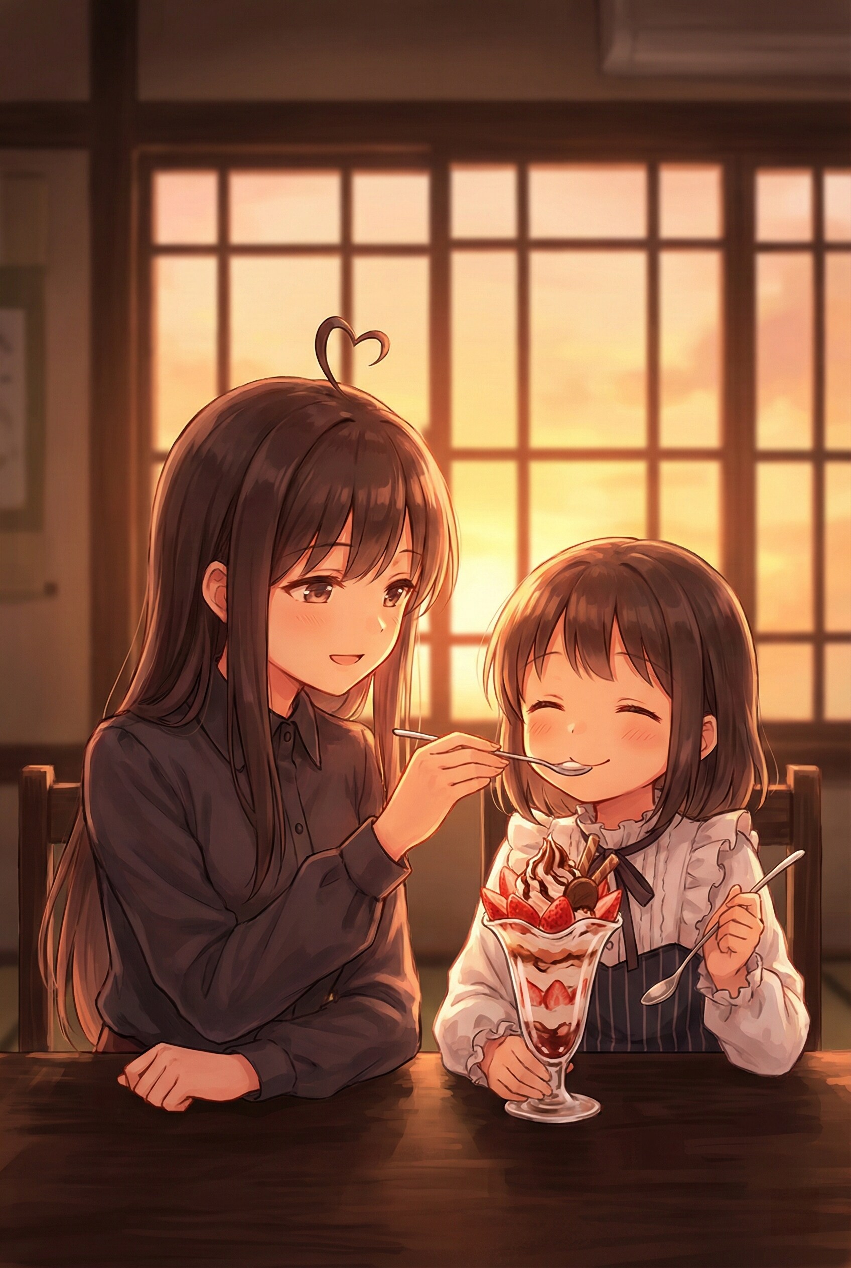 暮輝に染まる甘糀の絆 | の人気AIイラスト・グラビア