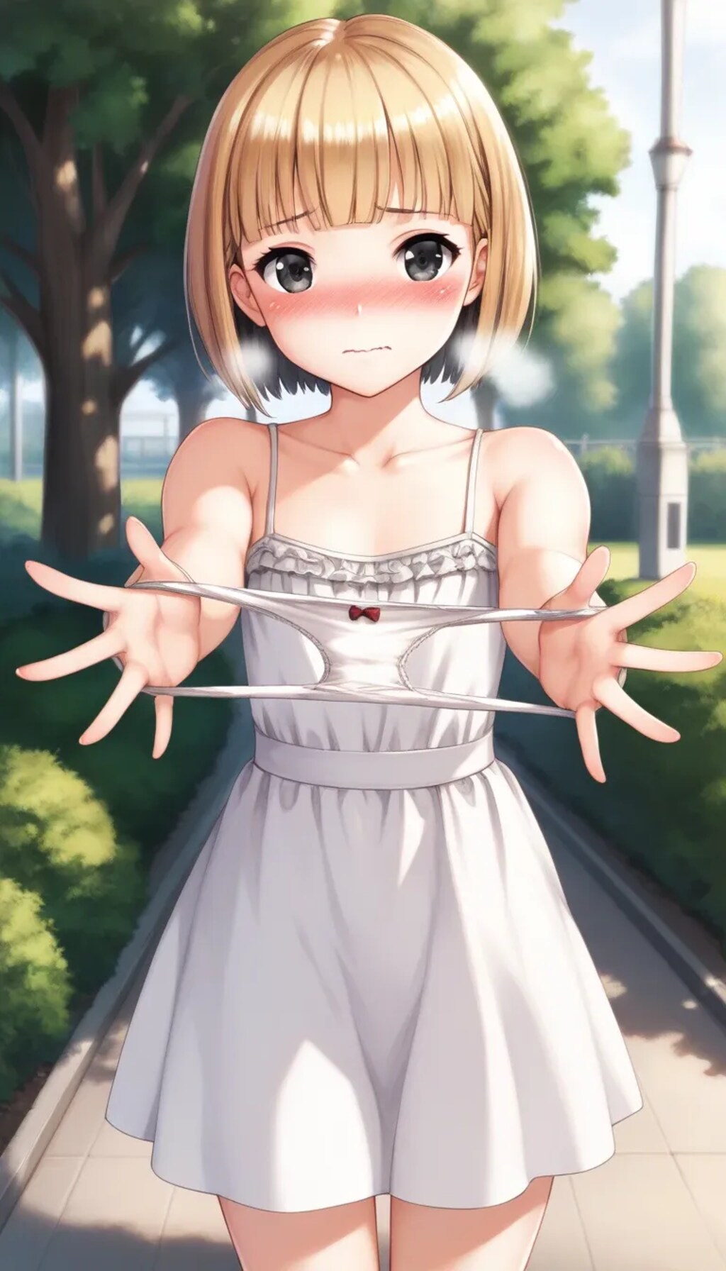 脱げてますよ