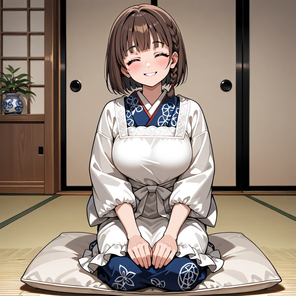 サラさん、MOKAでご挨拶 | の人気AIイラスト・グラビア