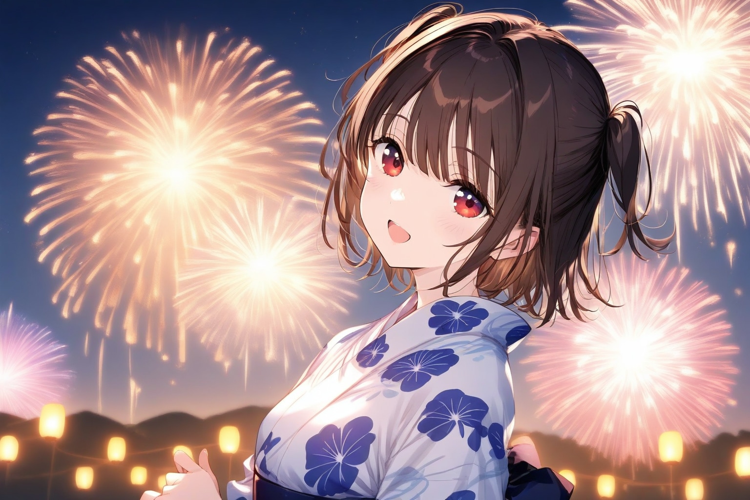 花火 ３ | の人気AIイラスト・グラビア