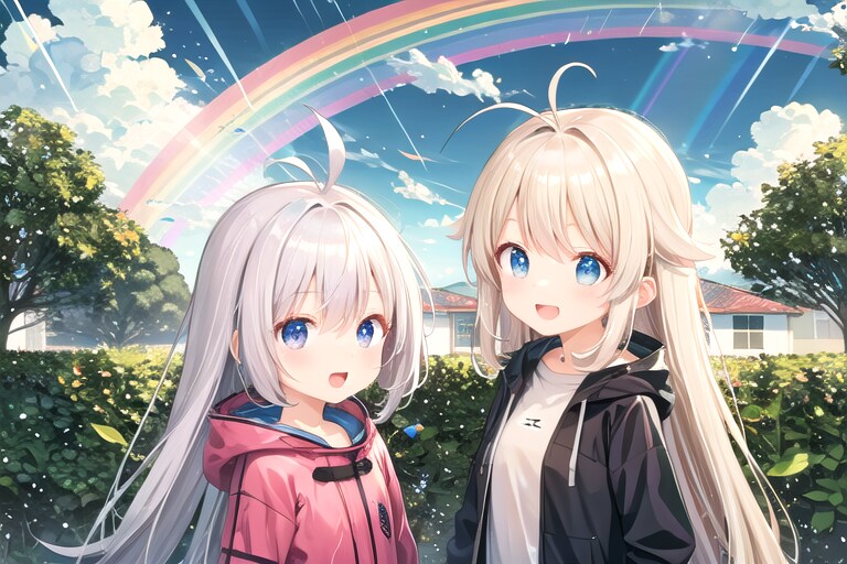 雨上がり | の人気AIイラスト・グラビア