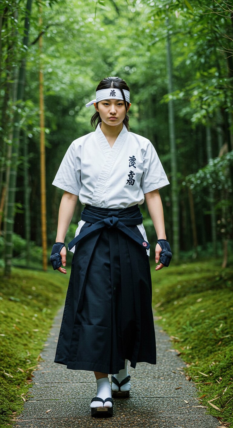 和装武闘派女探偵　（ImageFX土産）