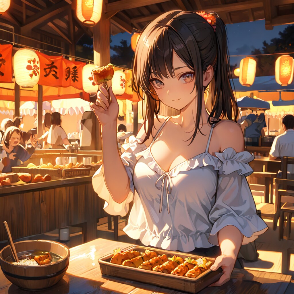 夏祭り・LARIMAR | の人気AIイラスト・グラビア