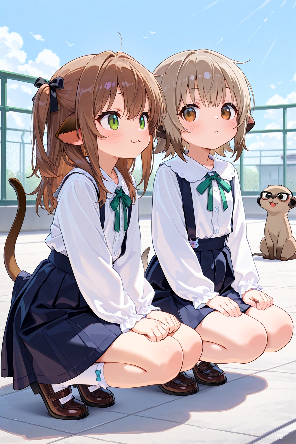 都会に住むミーアキャット