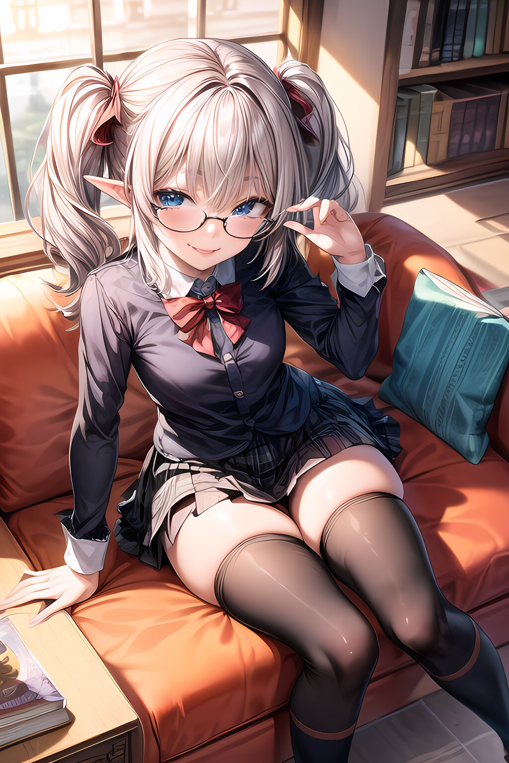 生徒エルフ娘