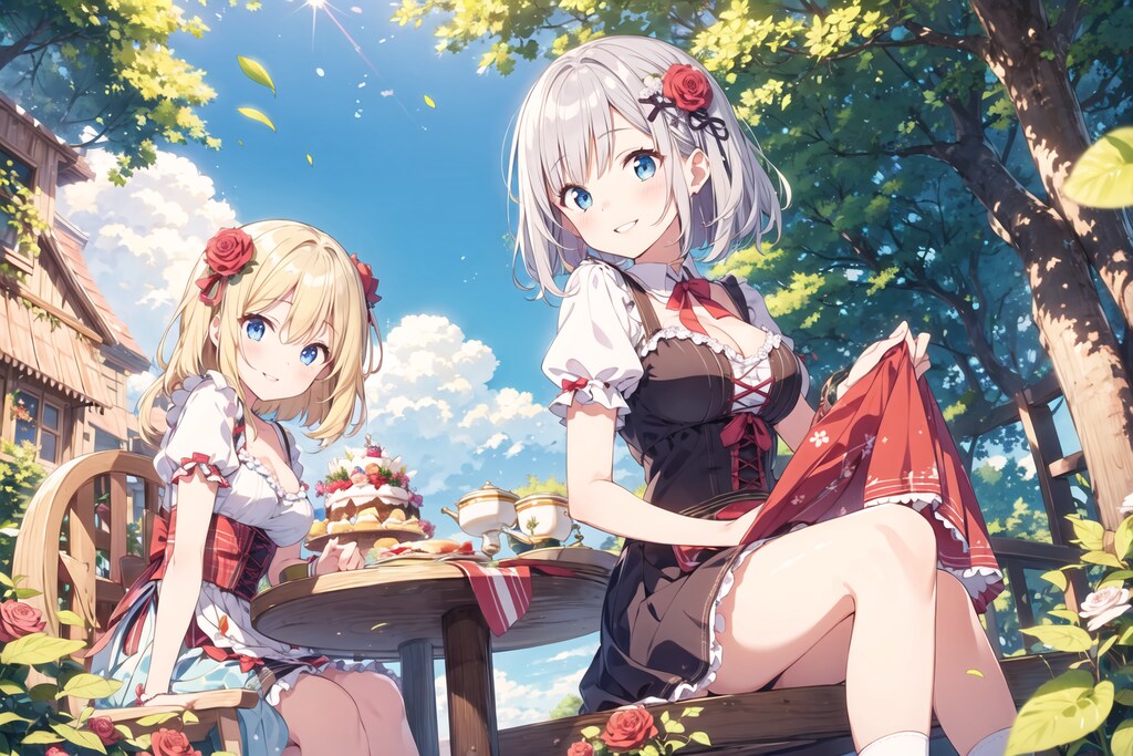 ディアンドルかわいい