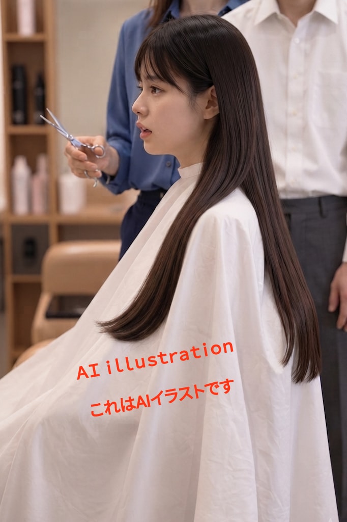 初恋のポニーテール美少女。 もし“初めてのバッサリ”に立ち会えたら。  美容師さんに最初の一切りを任され── 彼女は『まだ…彼氏じゃないです…』と震えて視線を落とす。
