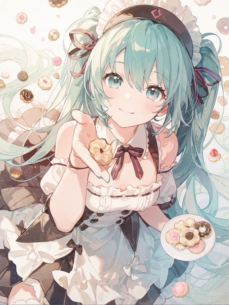 メレンゲクッキーをどうぞ | の人気AIイラスト・グラビア