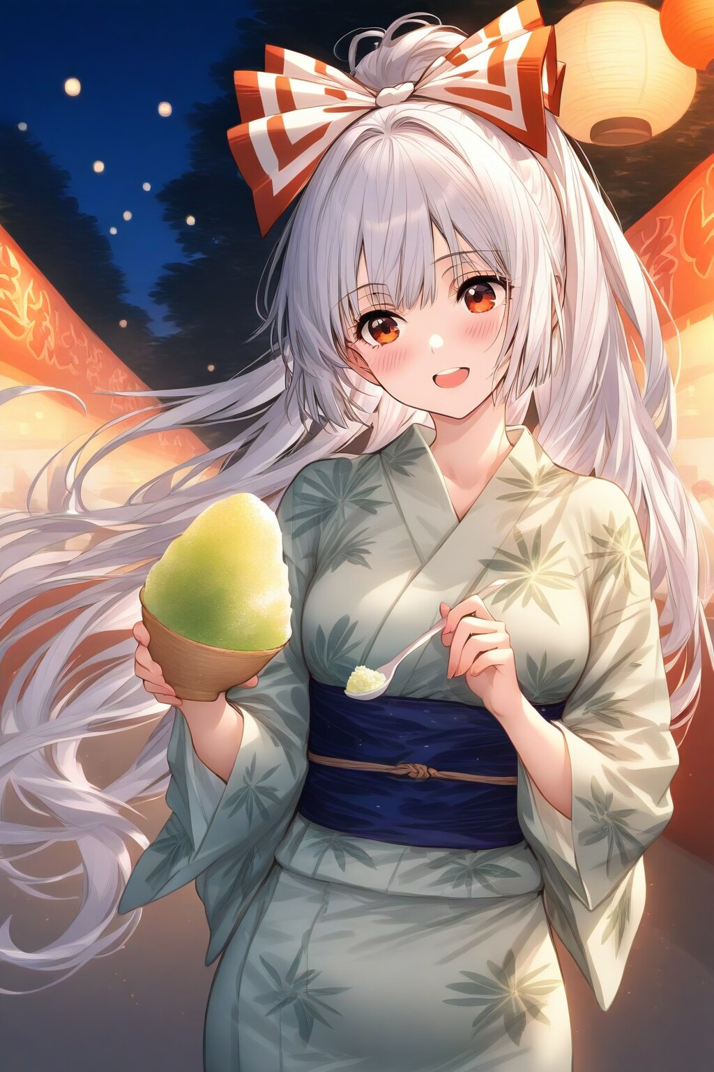 浴衣妹紅の縁日巡り