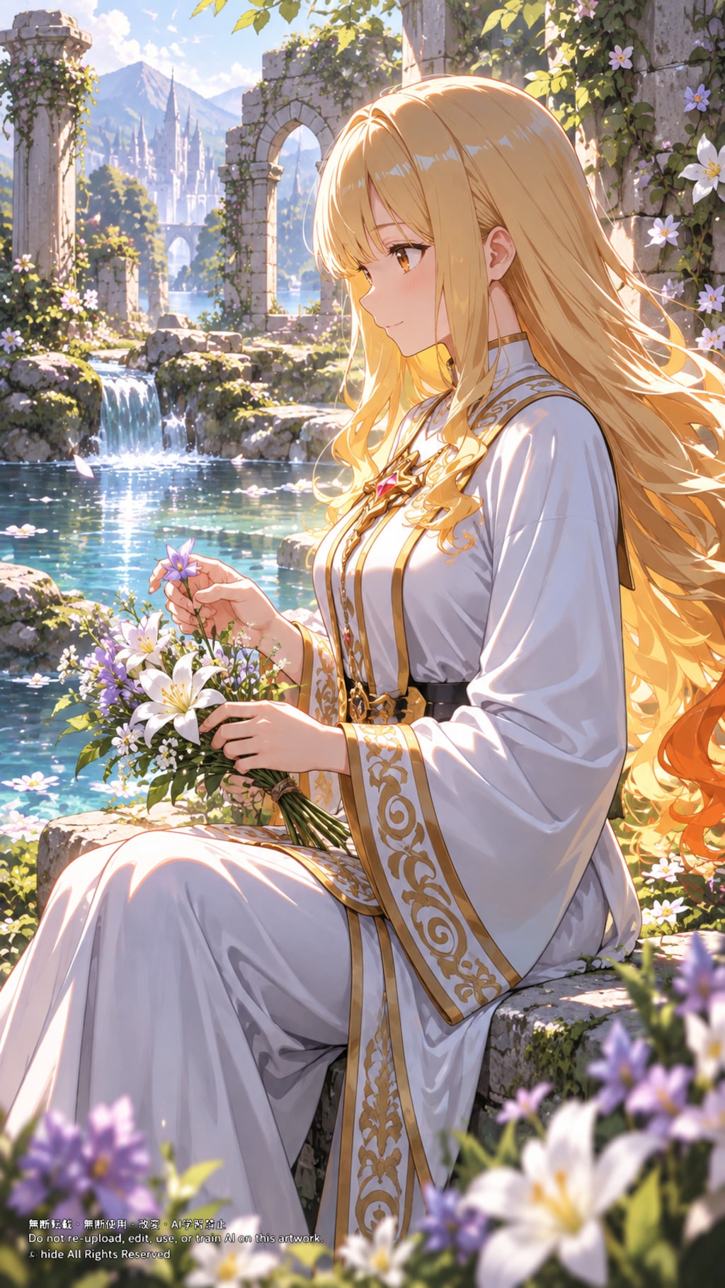 ✨ エリシアさん、祈りの庭で