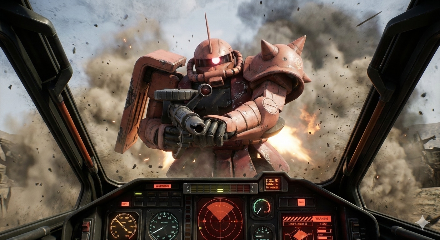 赤い”あの機体”に迫られて💦モブパイロット絶望💦 | の人気AIイラスト・グラビア