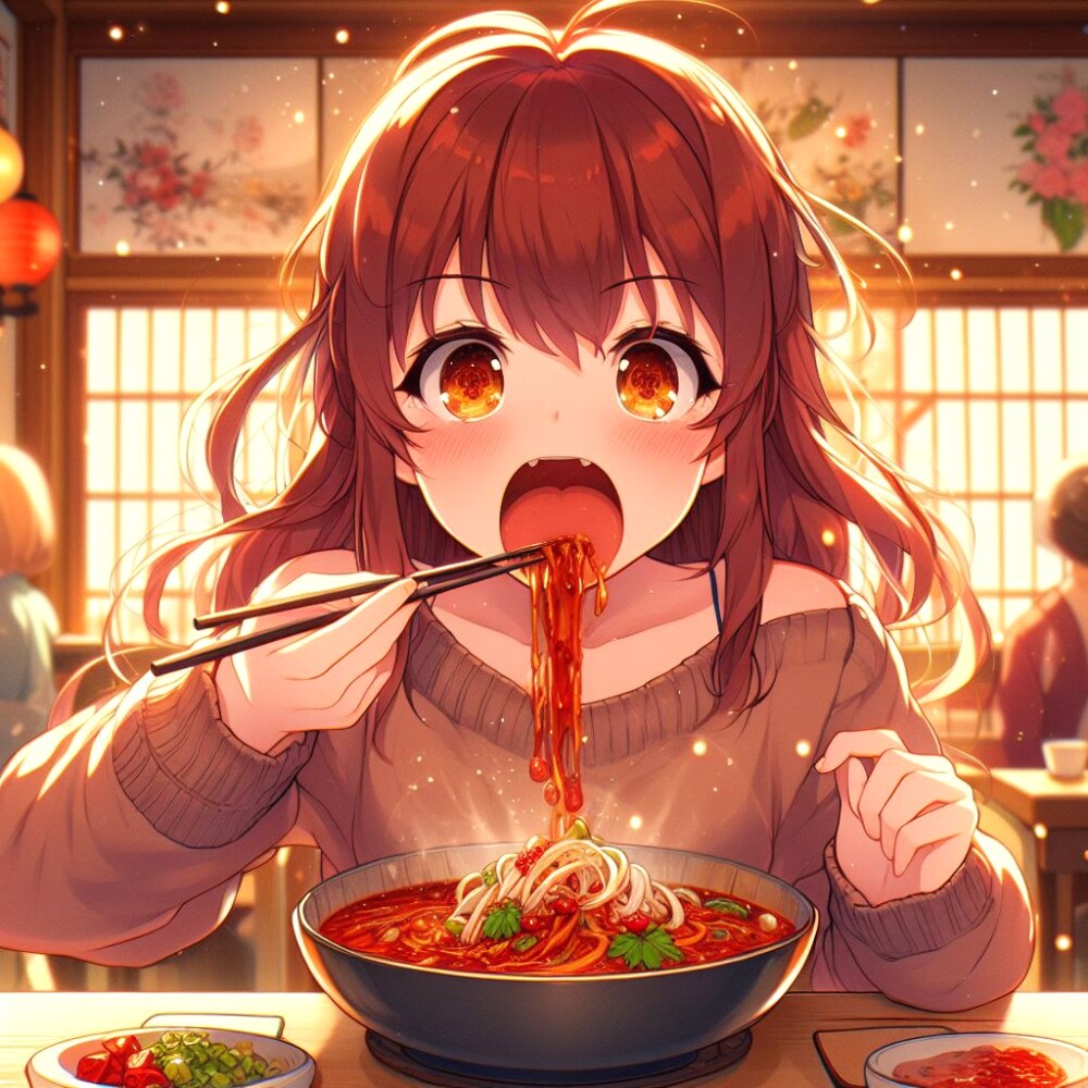 激辛ラーメン初挑戦！