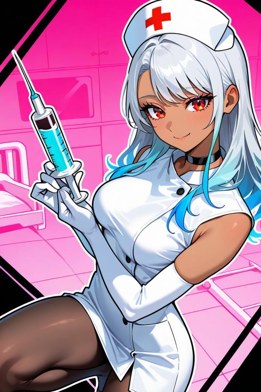 笑顔でチクッと