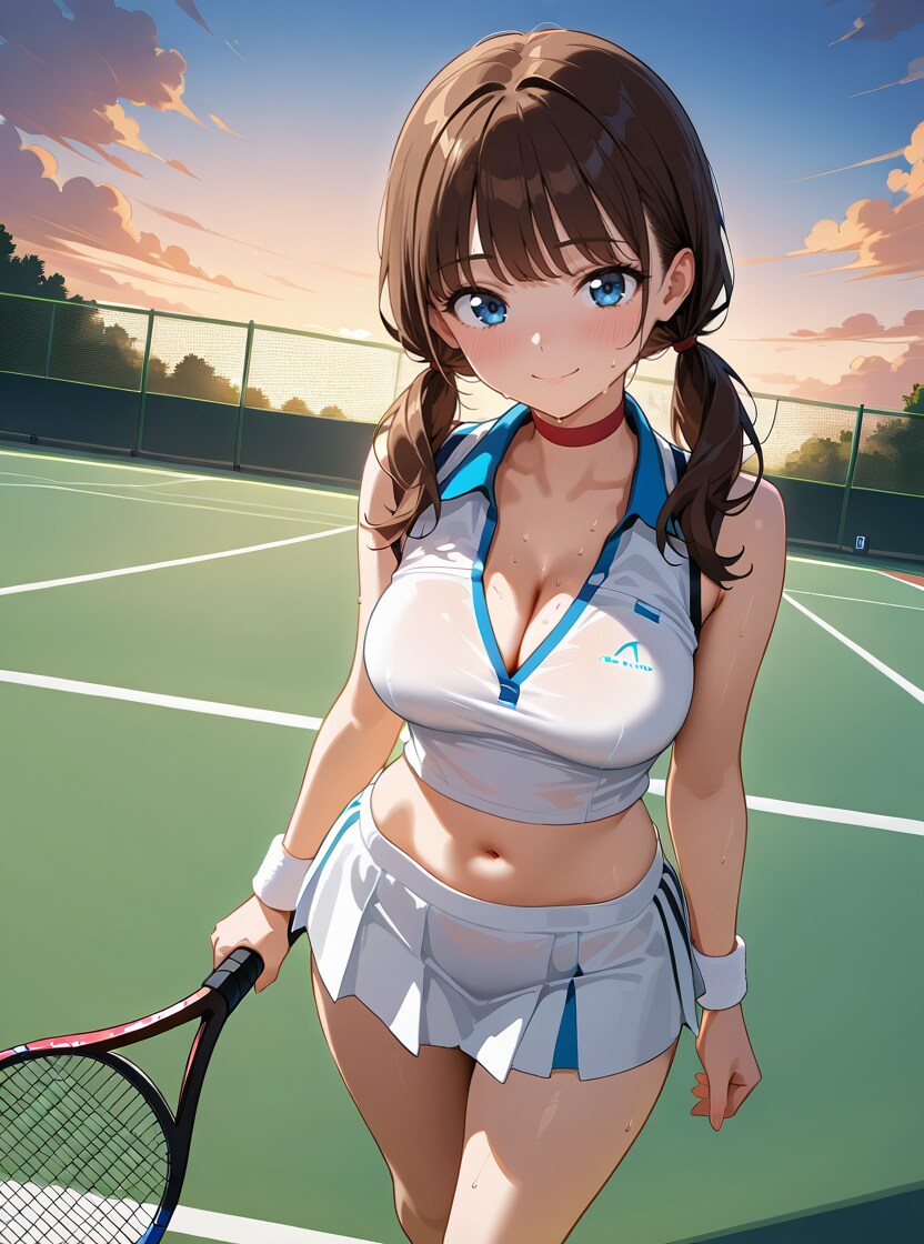 テニスガール。