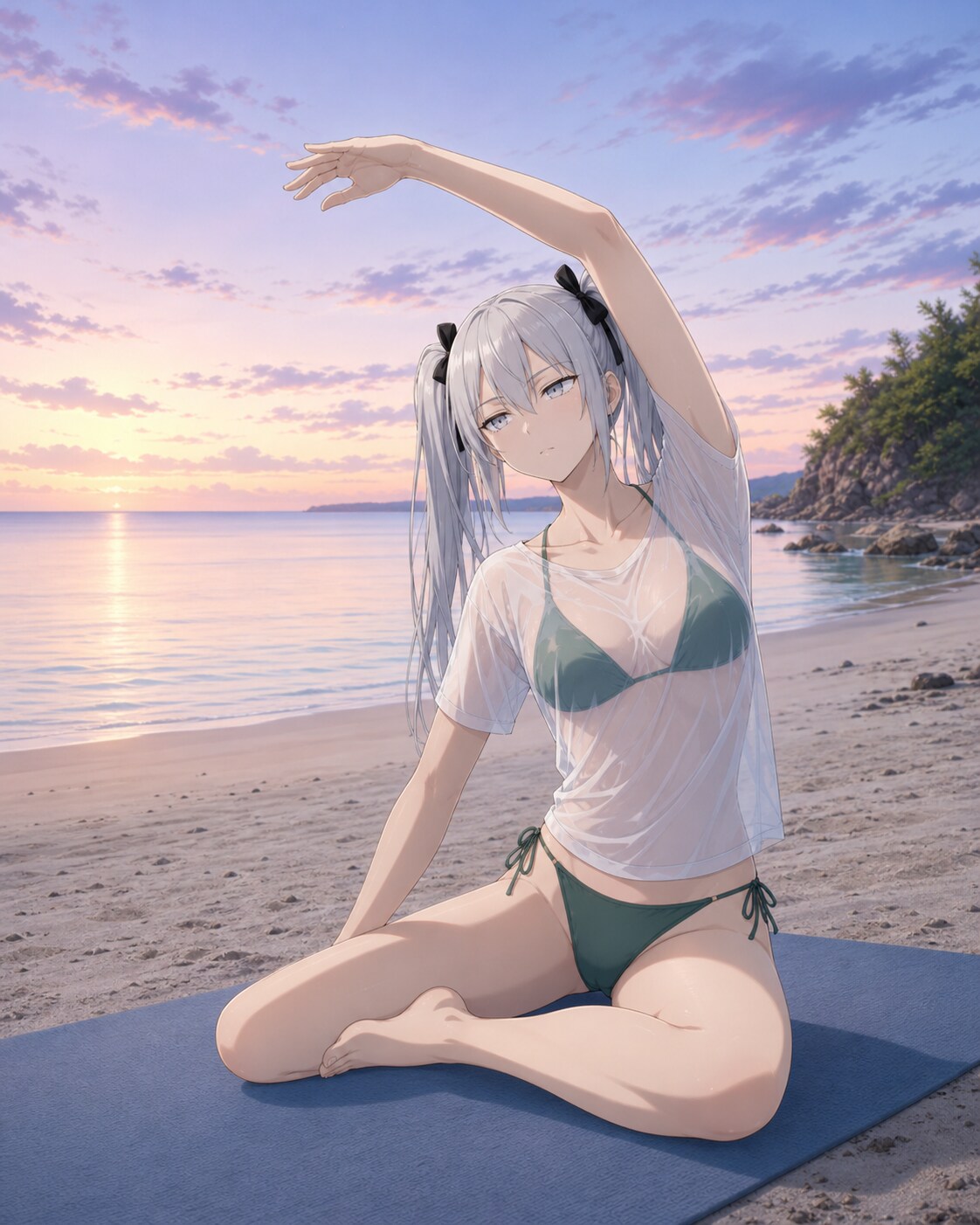緑ビキニ