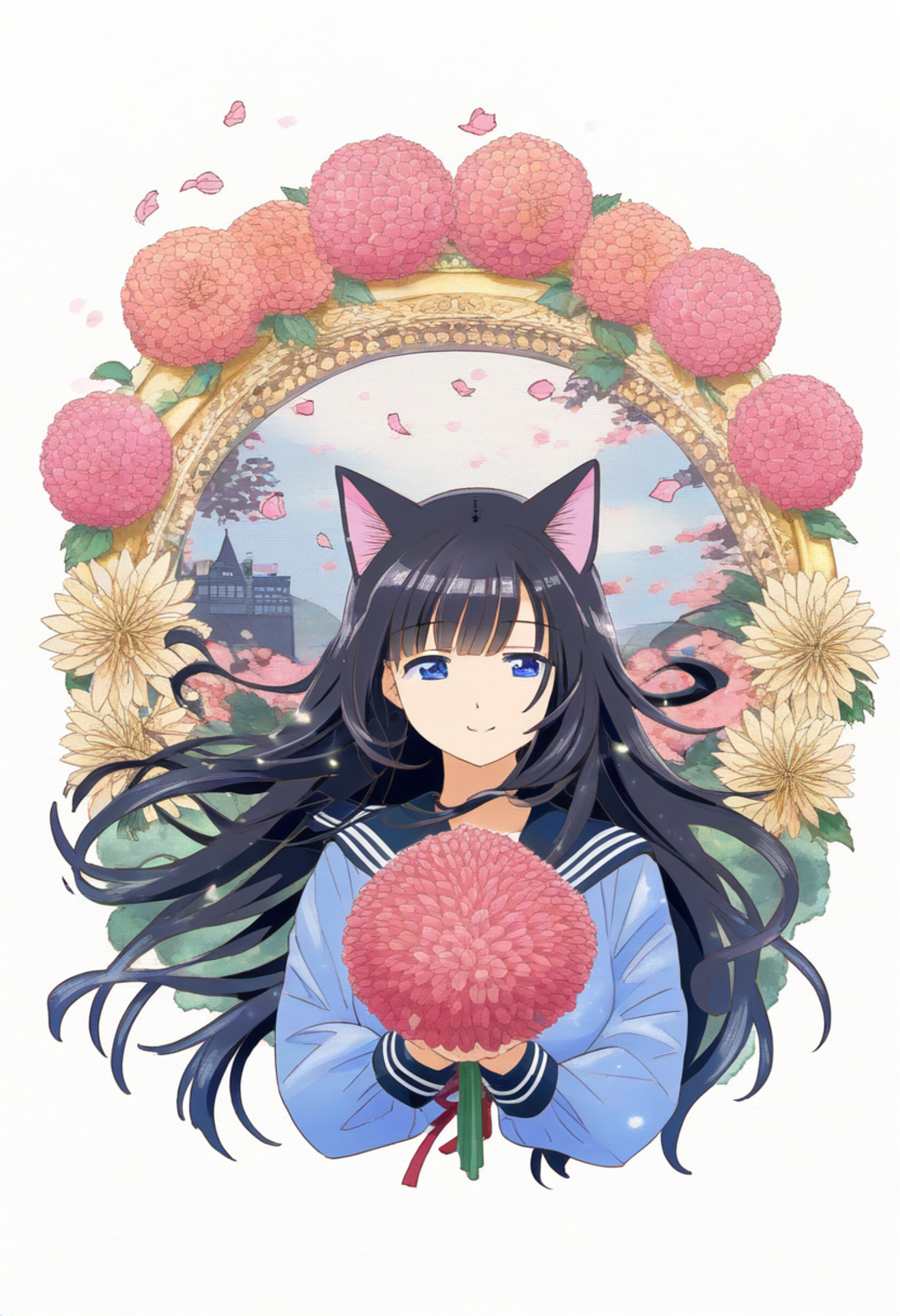 夜長月（よながつき）の花  (ダリア)