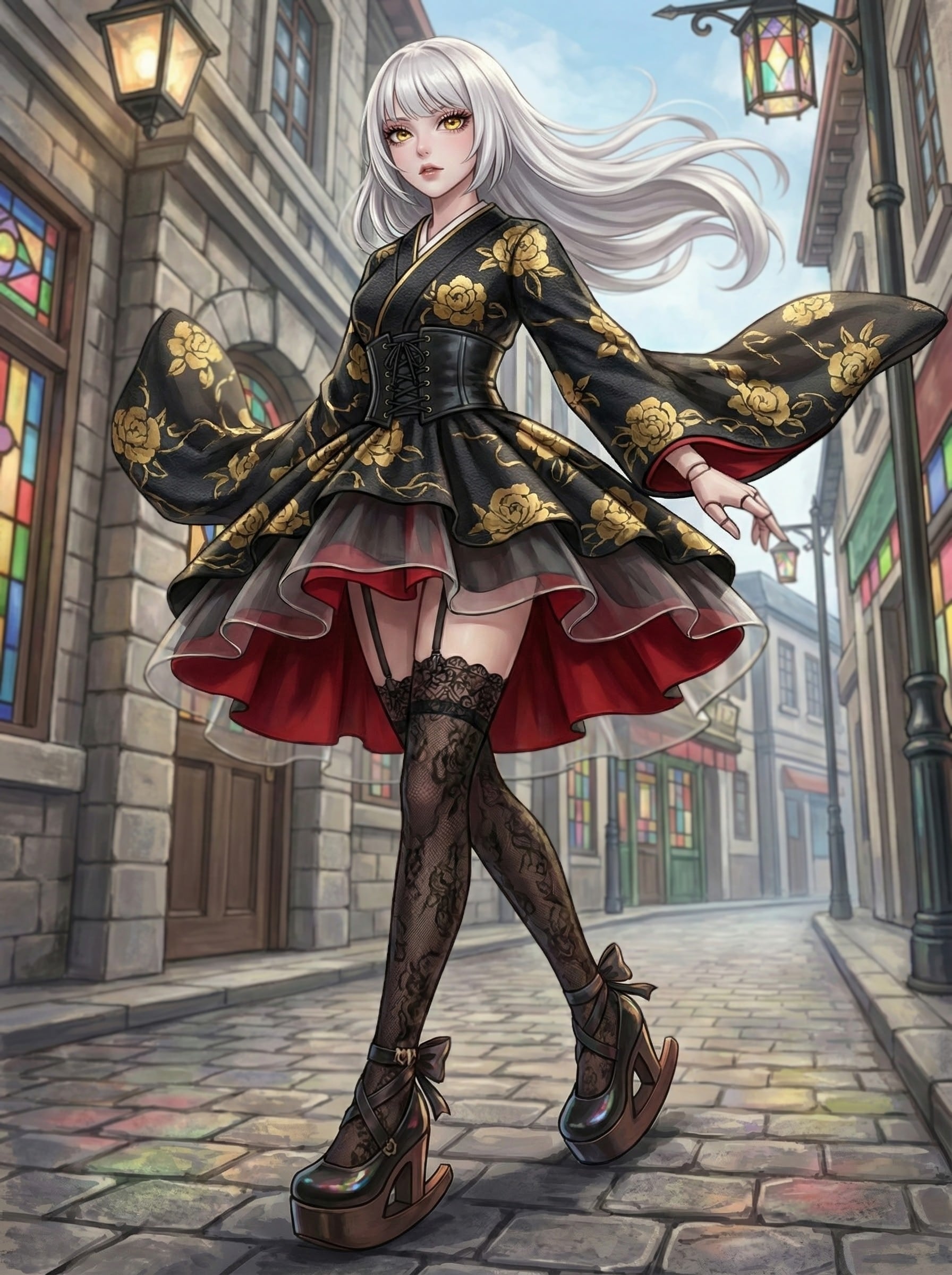 『 宵闇の乙女 』 - Modern Wa-Loli Style | の人気AIイラスト・グラビア