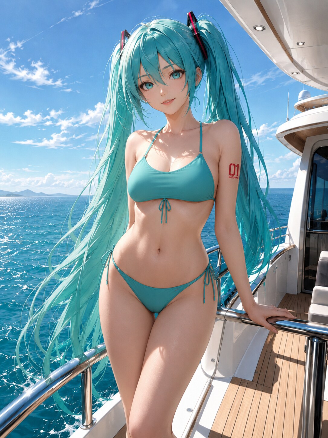 クルーザーでバカンス