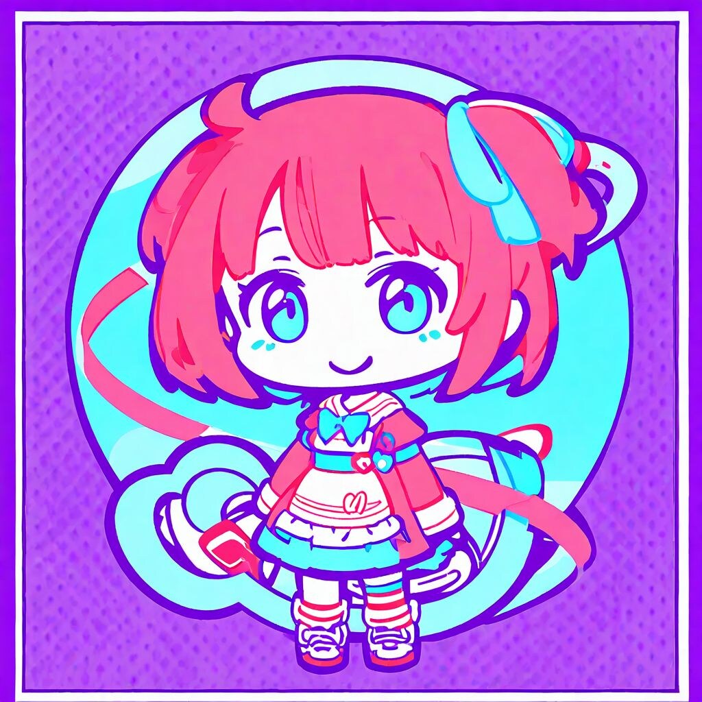 ポップなチビガール