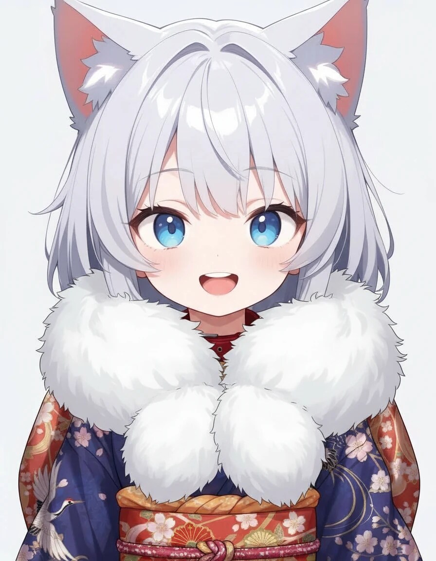 猫に着物