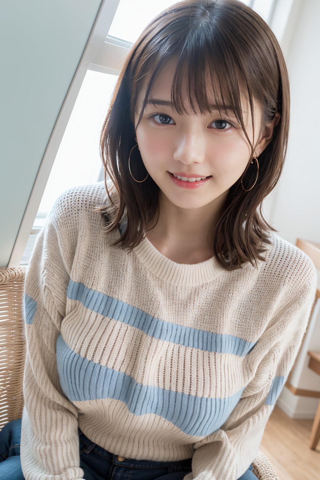 セーターを着てる先生 4