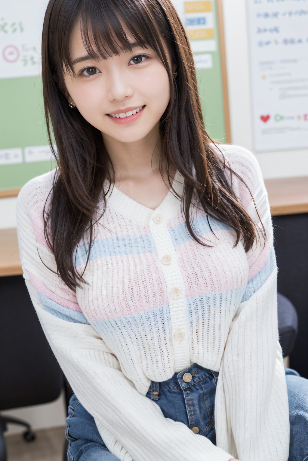 セーターを着てる先生 4