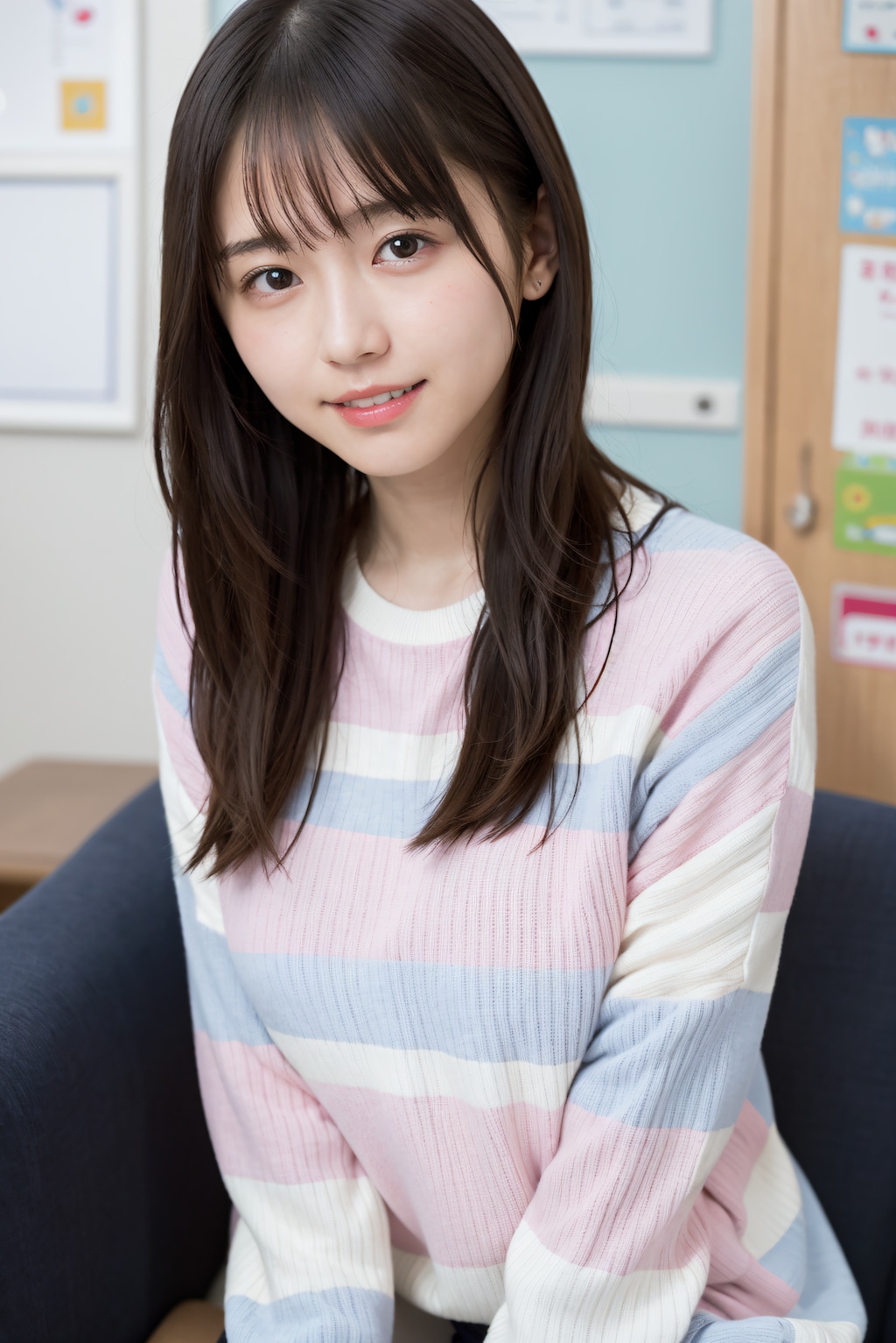 セーターを着てる先生 4