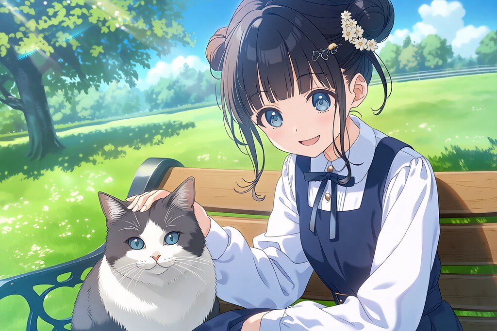 猫🐈とおだんごちゃん🍡✨167