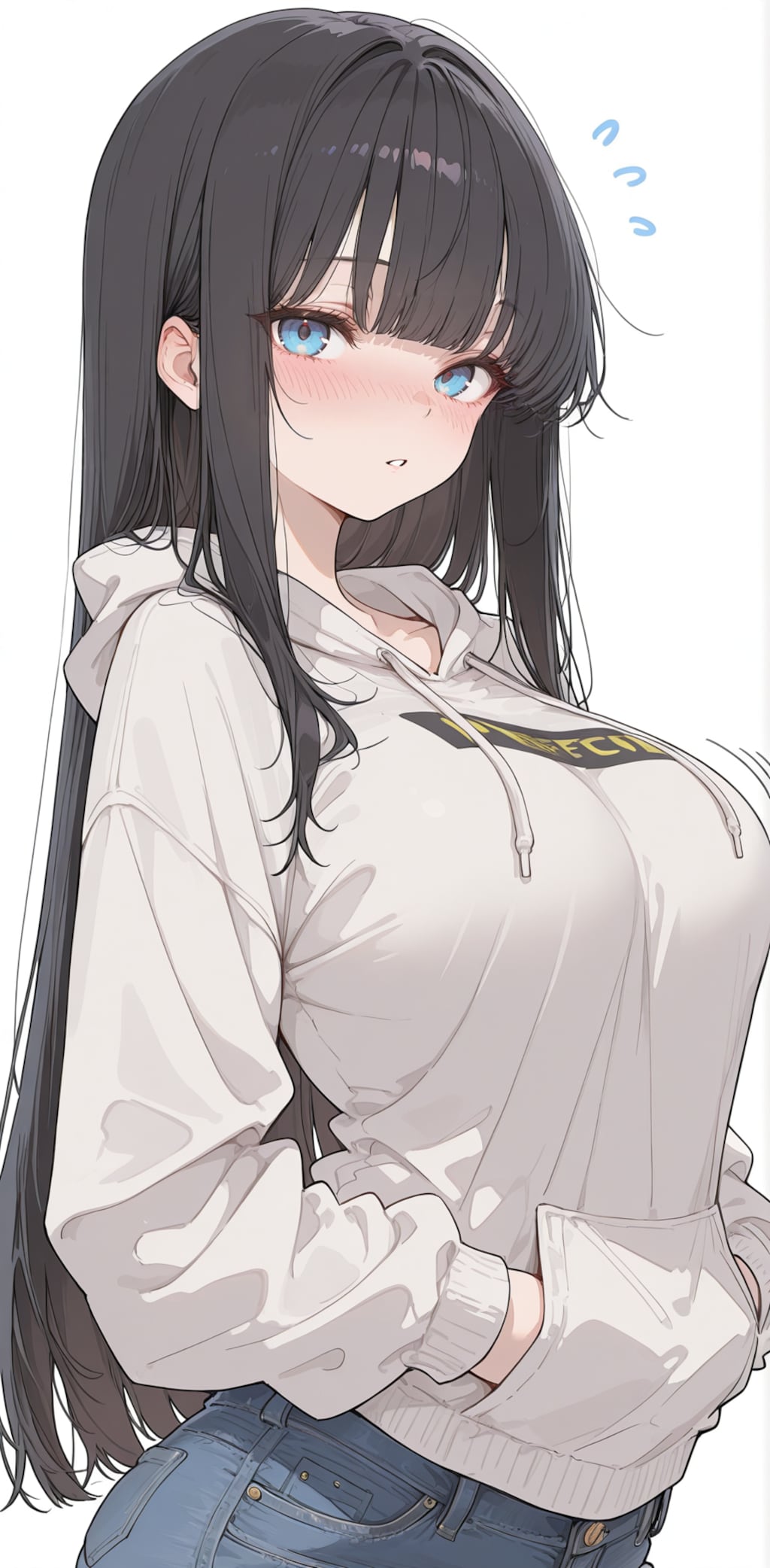 このパーカー、ちょっと小さめ選んじゃった…？ いや、狙い通り♡