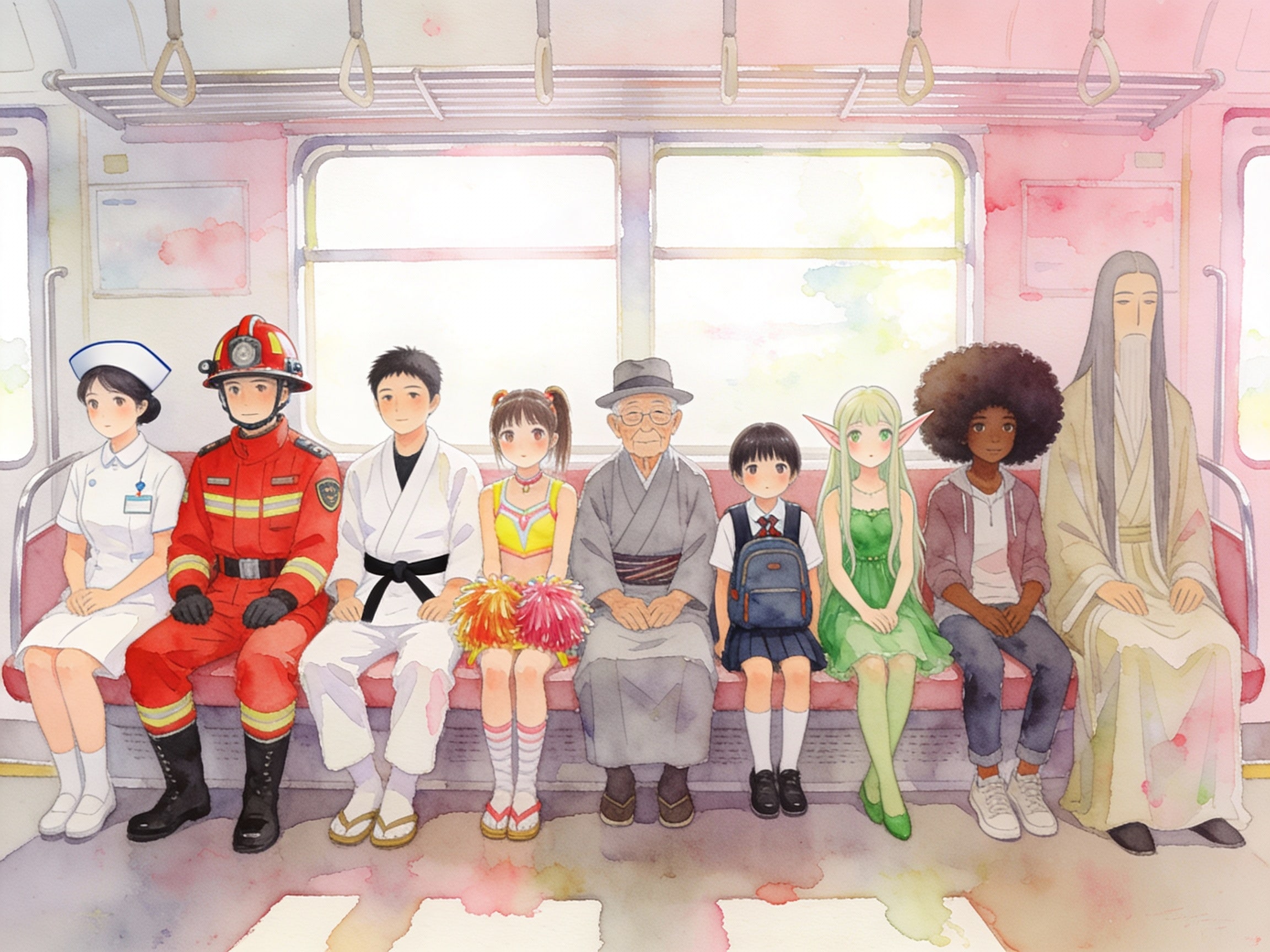 行儀が良い人たち | の人気AIイラスト・グラビア