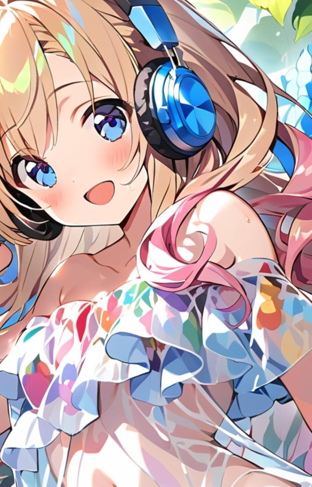 ♬音楽少女（ヘッドフォン）3『やーん、こぼしちゃった…』