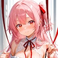 赤いリボンの女の子 2枚目