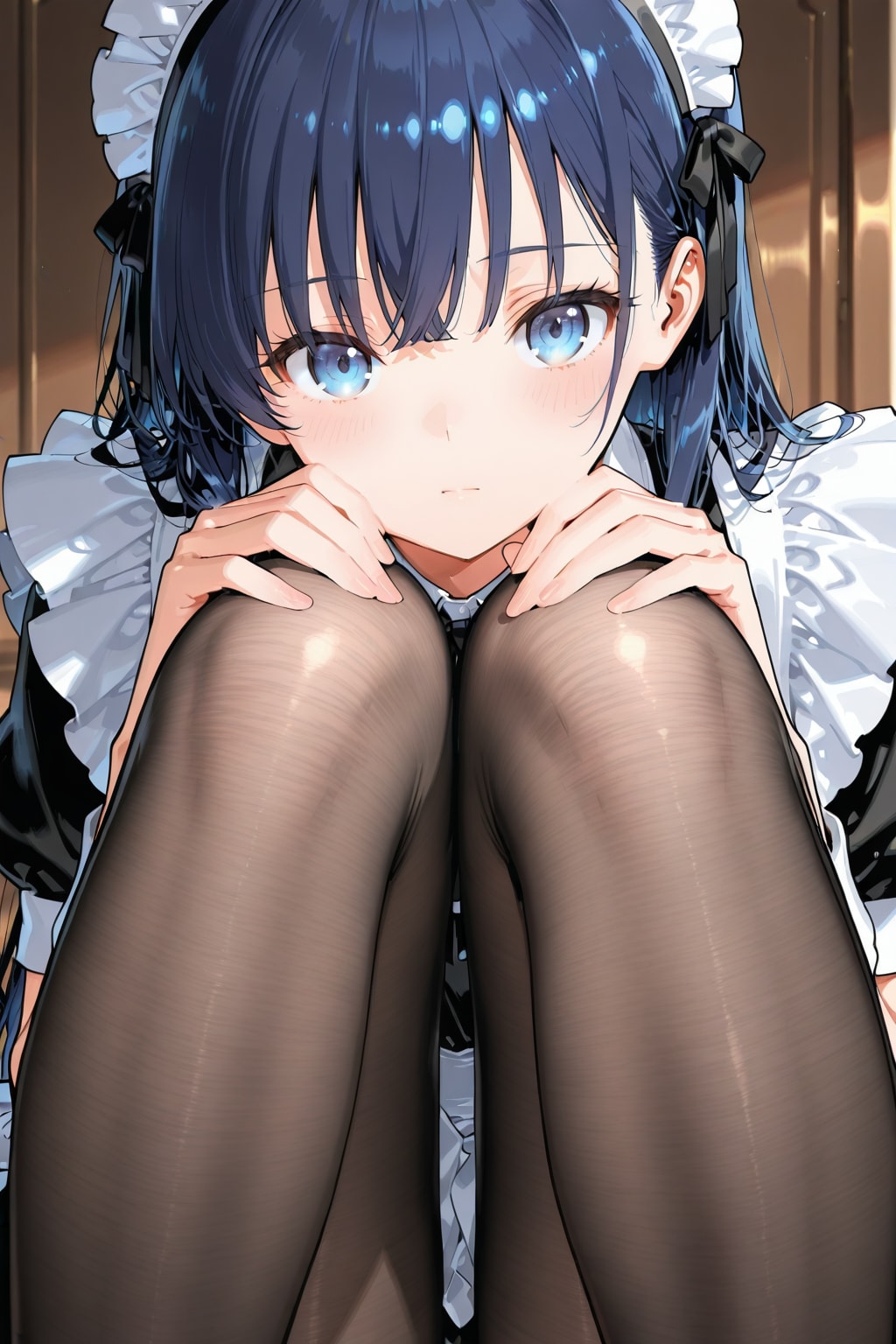 じーっ
