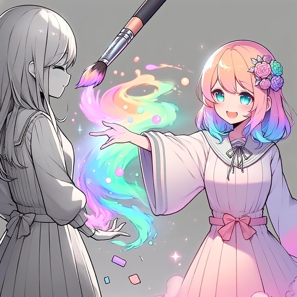 色をあげるよ