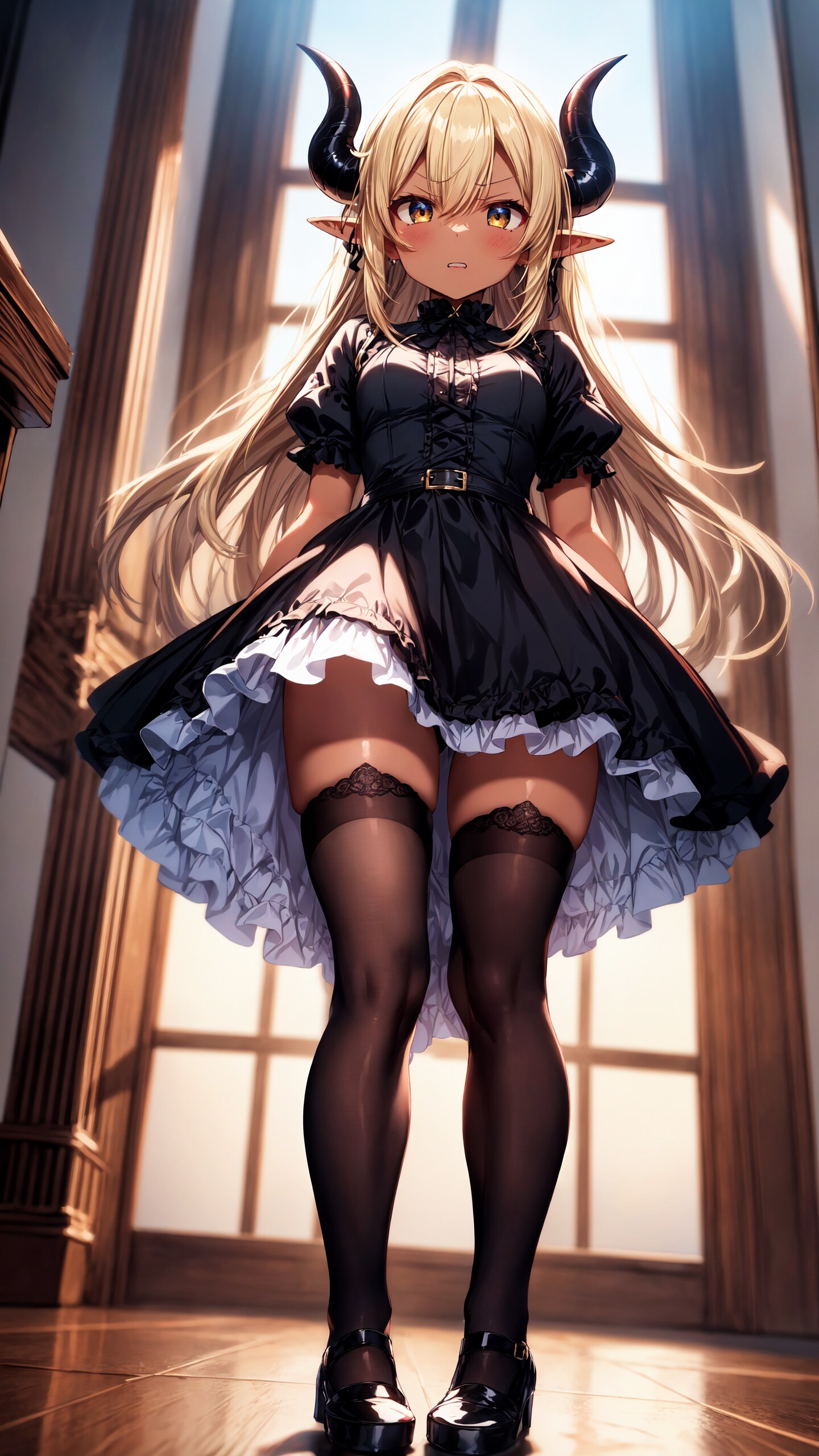 金髪エルフ耳の女の子