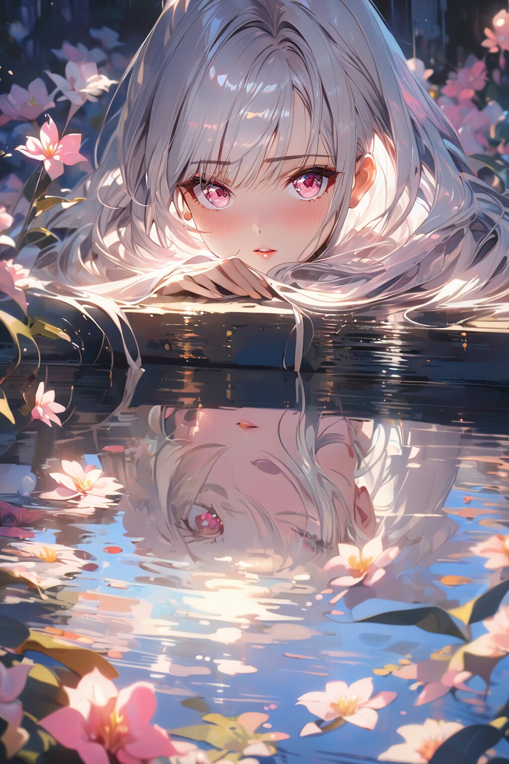 湖に見えてきたモノ