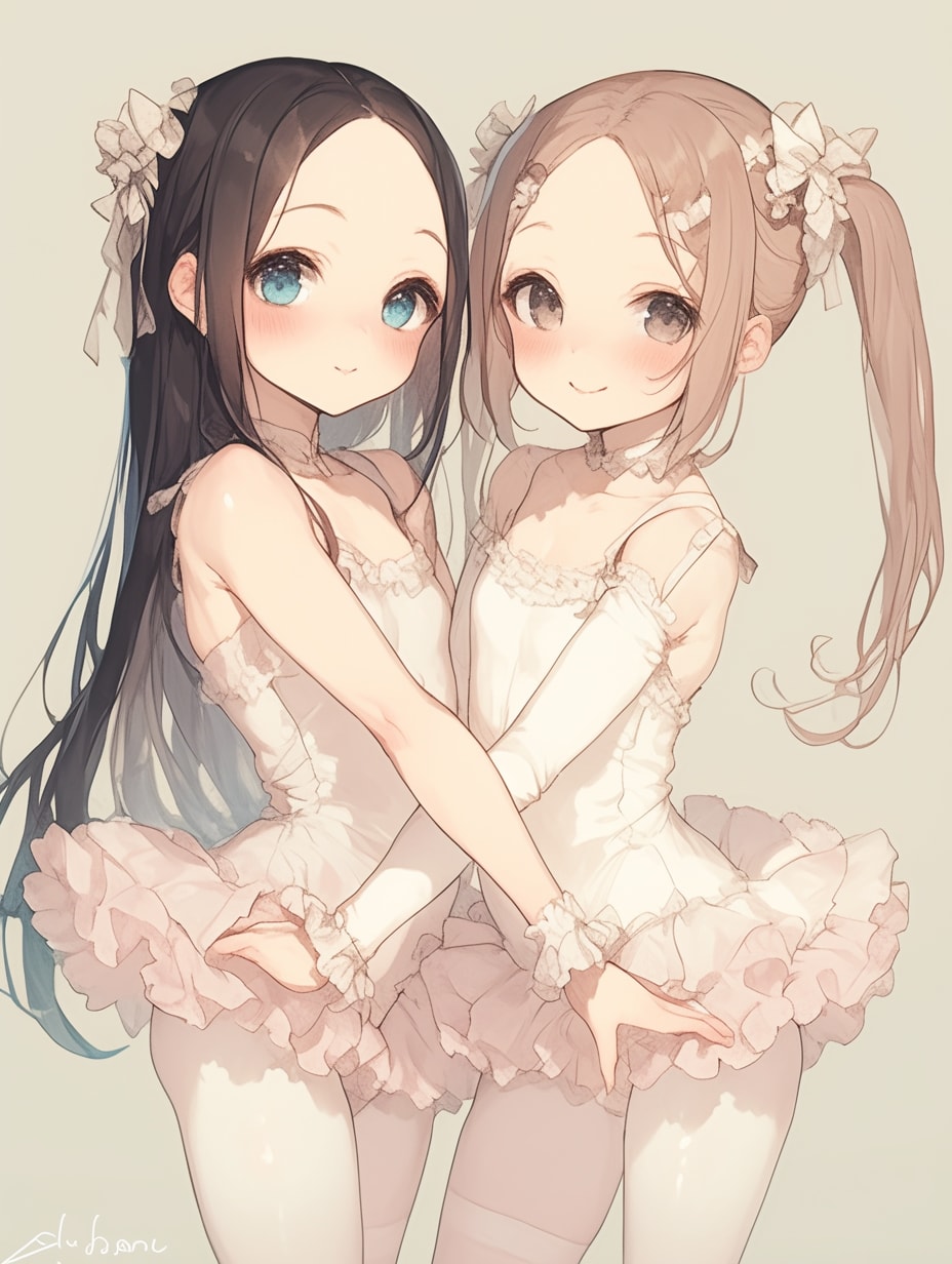 レオタード少女30 | の人気AIイラスト・グラビア