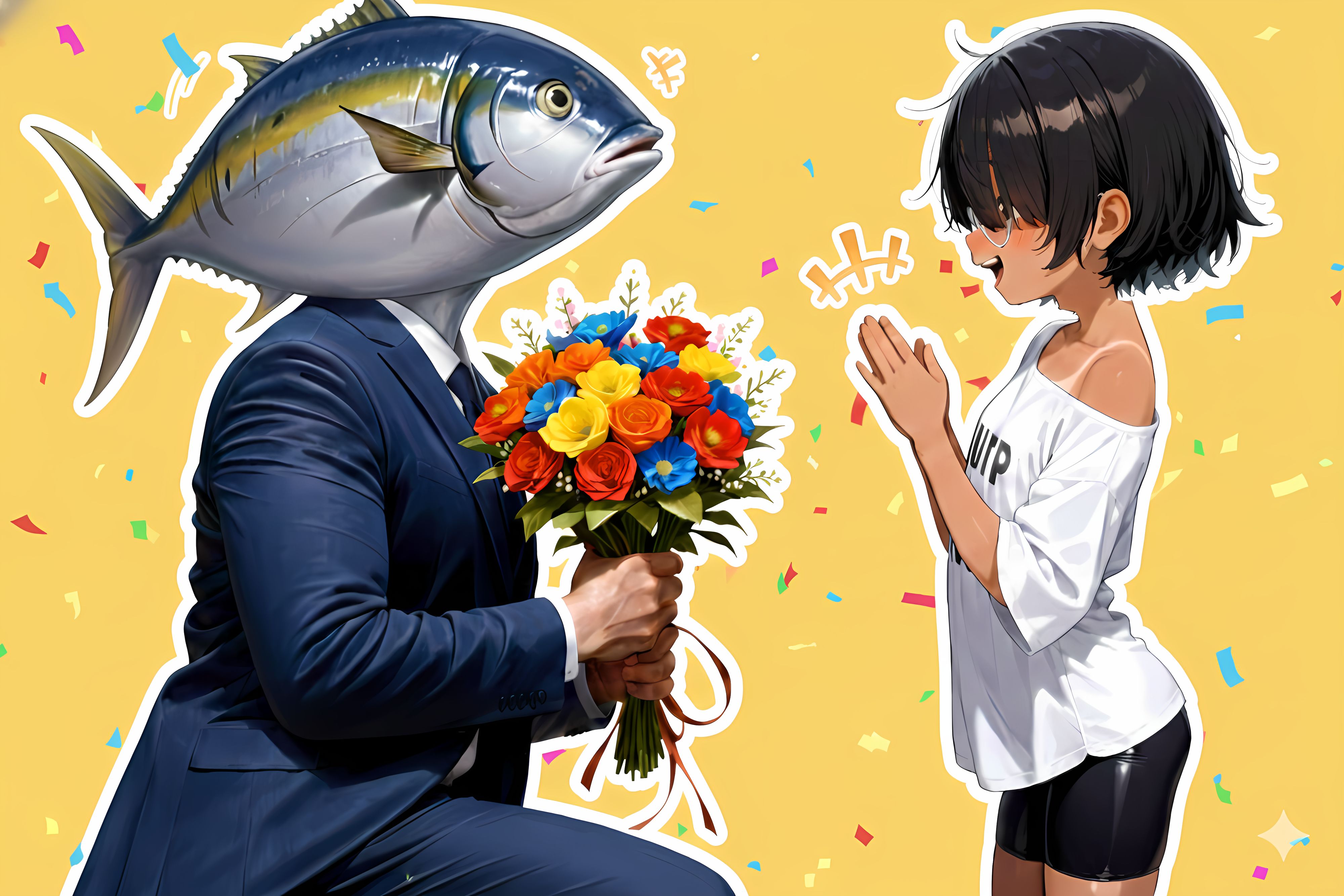 ゆいさんありがとうございます！✨ | の人気AIイラスト・グラビア