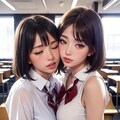 百合女子高生 2枚目