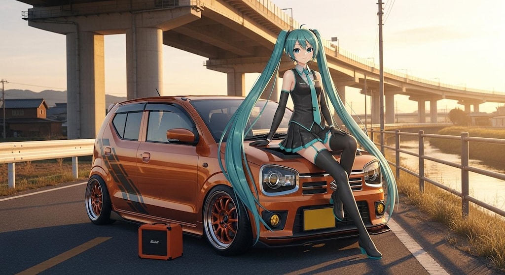 初音ミクとアルトワークス