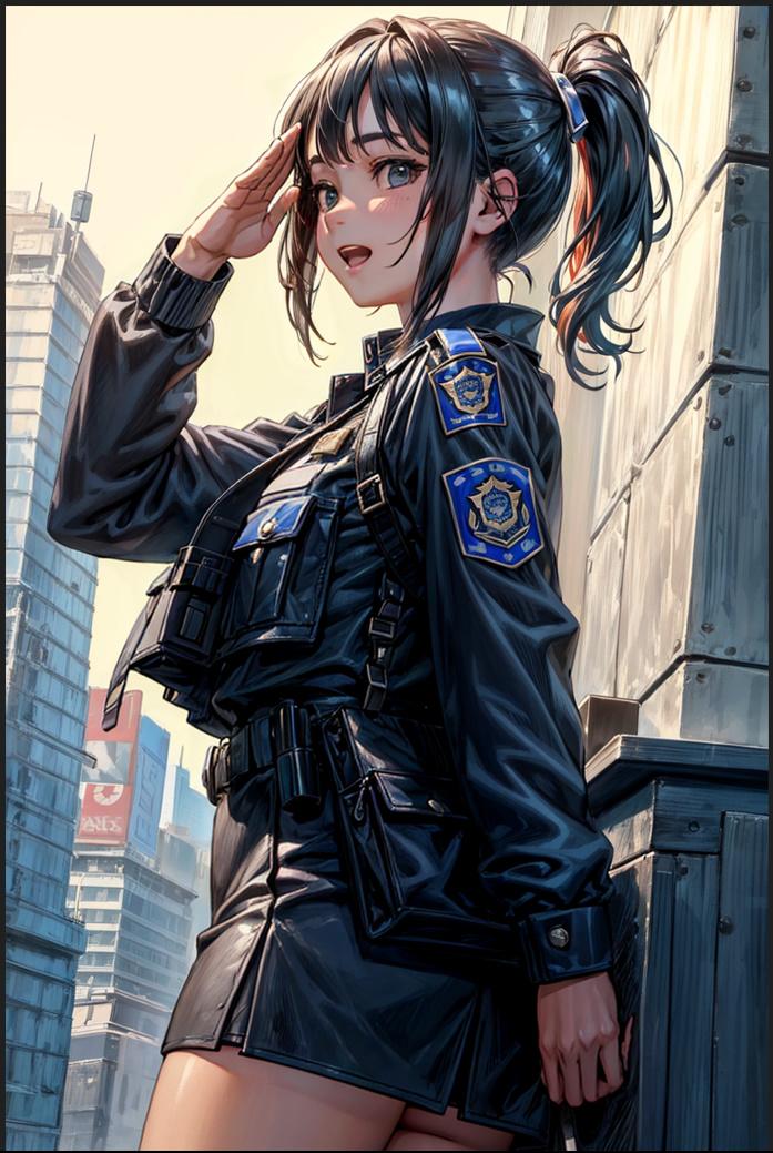 敬礼～